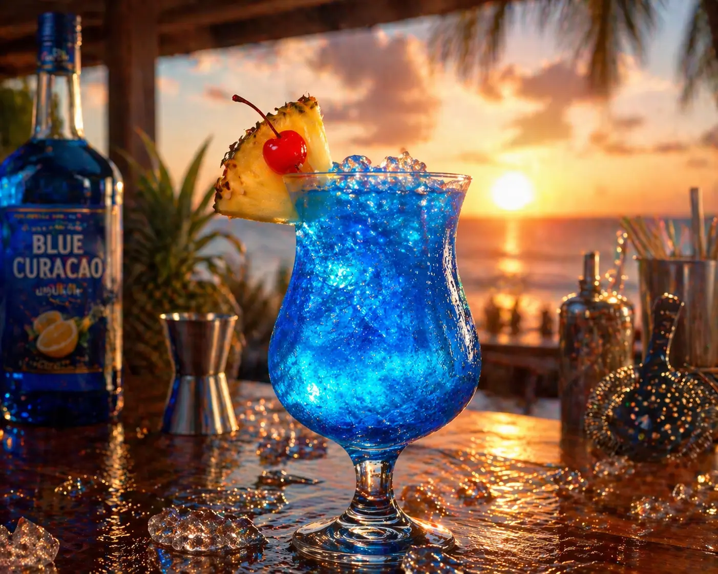 blue curacao drinkki