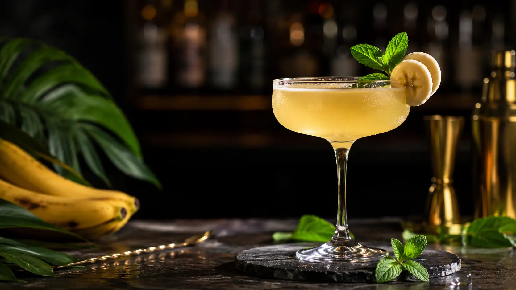 banaanilikööri drinkki
