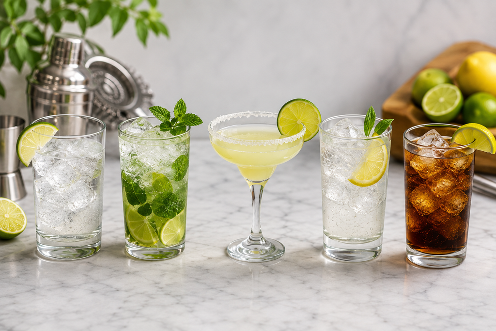 Nopeat ja helpot cocktailit aloittelijoille