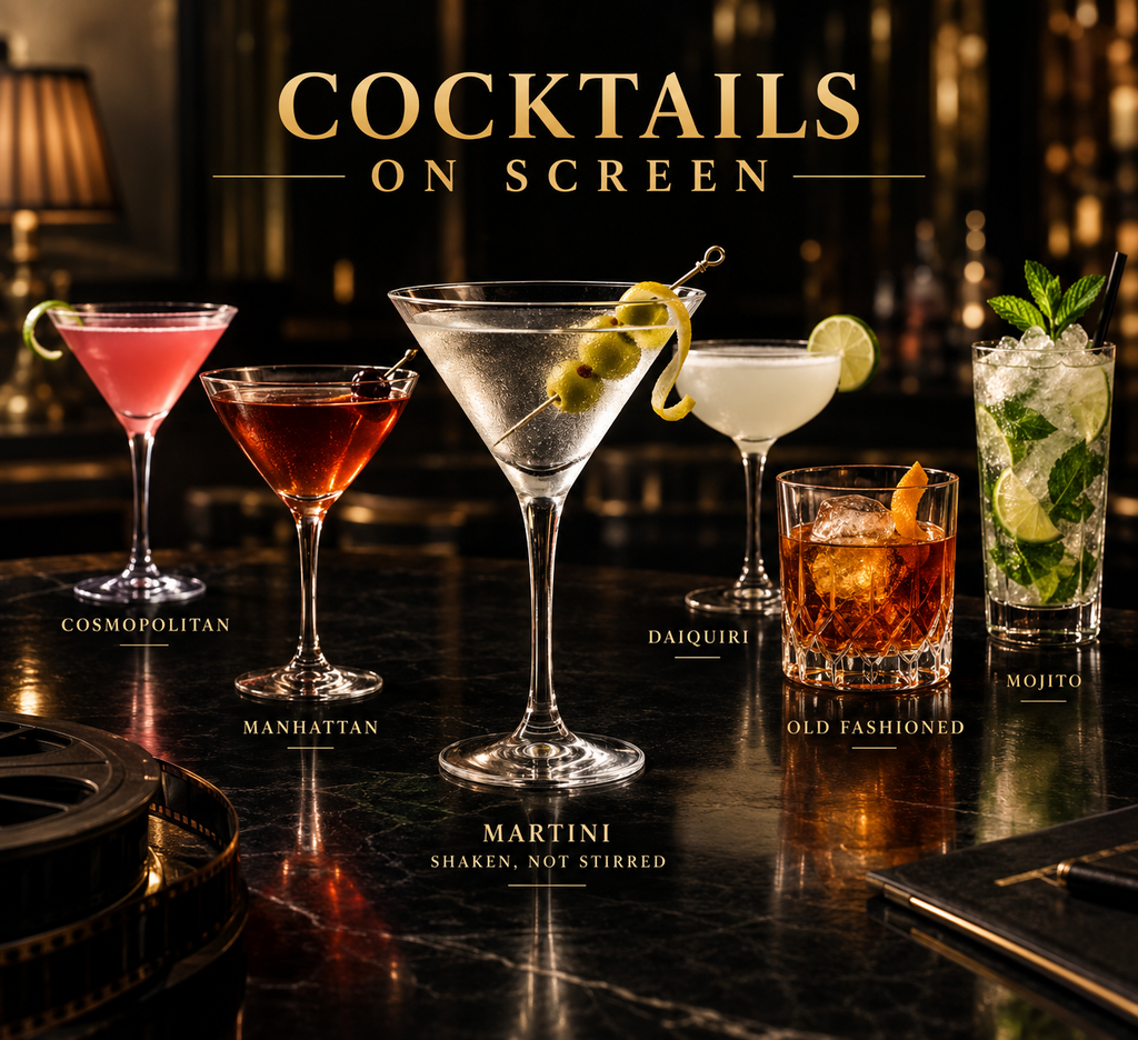 Shaken, not stirred - James Bondin ja muiden elokuvahahmojen suosikkijuomat